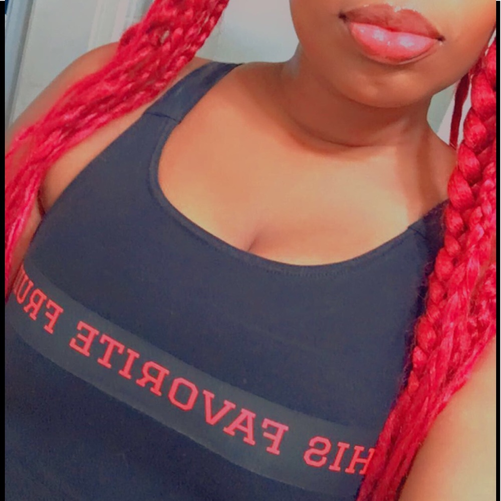 “His Favorite Fruit” sports tank